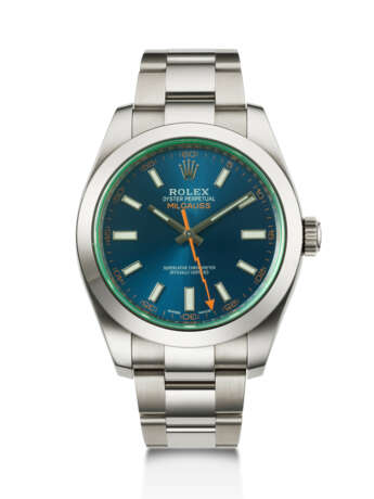 ROLEX, STAINLESS STEEL 'MILGAUSS', REF. 116400GV - photo 1