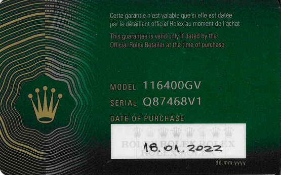 ROLEX, STAINLESS STEEL 'MILGAUSS', REF. 116400GV - photo 4