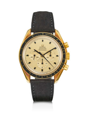 OMEGA, LIMITED EDITION YELLOW GOLD 'SPEEDMASTER', REF. 145.022-69 - photo 1