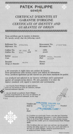 PATEK PHILIPPE, STAINLESS STEEL 'NAUTILUS', REF. 3700/001 - photo 5