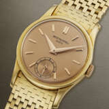 PATEK PHILIPPE, YELLOW GOLD WRISTWATCH WITH UNSIGNED CASE AND BRACELET - photo 2