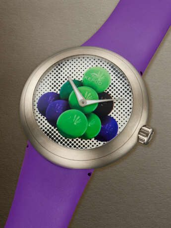 IKEPOD, TITANIUM 'HORIZON JEFF KOONS CANNONBALLS', REF. HHTJK - Foto 2