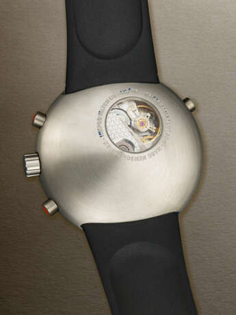 IKEPOD, LIMITED EDITION STAINLESS STEEL 'HEMIPODE CHRONOGRAPH RATTRAPANTE' - Foto 3