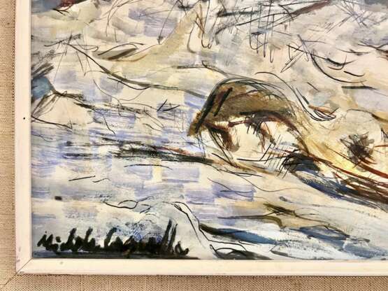 Gouache Painting by Michèle Cascella (1892-1989) 20th century г. - фото 3 Gouache Painting by Michèle Cascella (1892-1989) 20th century г. - фото 3