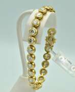 Каталог товаров. Золотой браслет с бриллиантами 