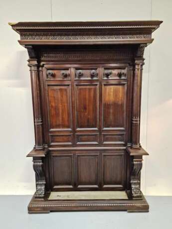 &Eacute;l&eacute;gant porte-manteau d&amp; 39;entr&eacute;e Noyer Baroque Mid-19th century - photo 9