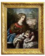 Übersicht. Early 17th Century Tuscan School Oil Painting on Canvas `Virgin and Child`