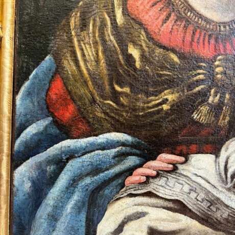 Early 17th Century Tuscan School Oil Painting on Canvas `Virgin and Child` Baroque Early 17th century г. - фото 9