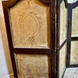 18th Century French Antique Paravent Screen with Three Leaves Bois laqué Louis XIV - Regency 18th century - photo 2