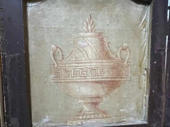 18th Century French Antique Paravent Screen with Three Leaves Bois laqué Louis XIV - Regency 18th century - photo 4