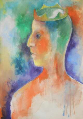 Новый король Paper Mixed media Genre art - photo 1