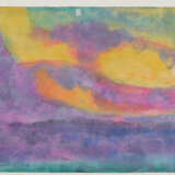 Emil Nolde. Meer (blau-violett mit orange-farbenen Wolken) - Foto 3