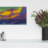 Emil Nolde. Meer (blau-violett mit orange-farbenen Wolken) - Foto 4
