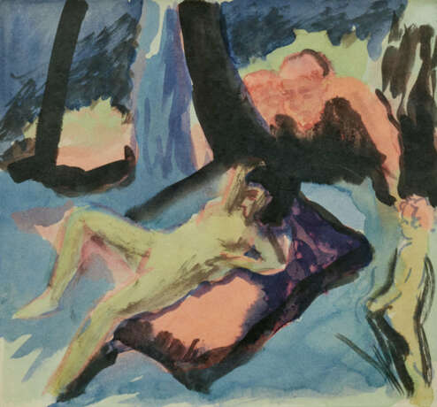 August Macke. Composition II (Susanna im Bade) - photo 1