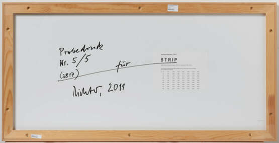 Gerhard Richter. Strip (3817) - фото 2 Gerhard Richter. Strip (3817) - фото 2