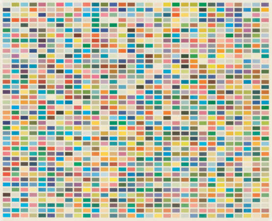 Gerhard Richter. Farbfelder. 6 Anordnungen von 1260 Farben - photo 2 Gerhard Richter. Farbfelder. 6 Anordnungen von 1260 Farben - photo 2