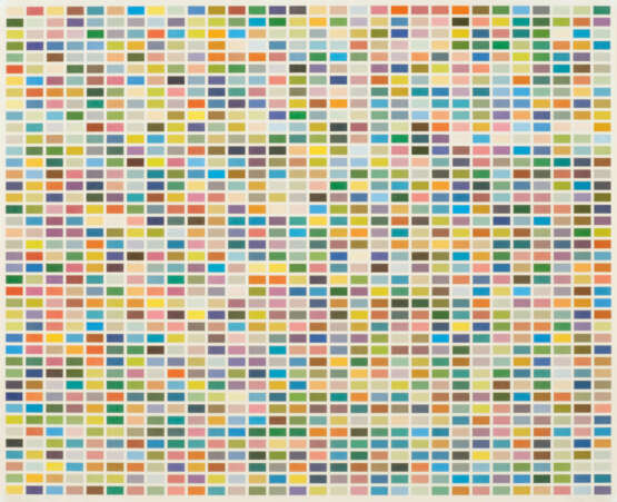 Gerhard Richter. Farbfelder. 6 Anordnungen von 1260 Farben - photo 4 Gerhard Richter. Farbfelder. 6 Anordnungen von 1260 Farben - photo 4