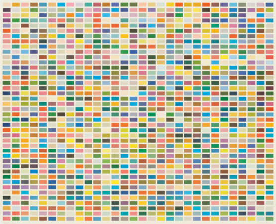 Gerhard Richter. Farbfelder. 6 Anordnungen von 1260 Farben - photo 7 Gerhard Richter. Farbfelder. 6 Anordnungen von 1260 Farben - photo 7