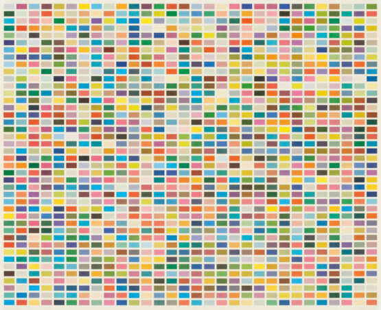 Gerhard Richter. Farbfelder. 6 Anordnungen von 1260 Farben - photo 10 Gerhard Richter. Farbfelder. 6 Anordnungen von 1260 Farben - photo 10
