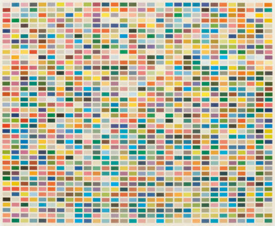 Gerhard Richter. Farbfelder. 6 Anordnungen von 1260 Farben - photo 13 Gerhard Richter. Farbfelder. 6 Anordnungen von 1260 Farben - photo 13