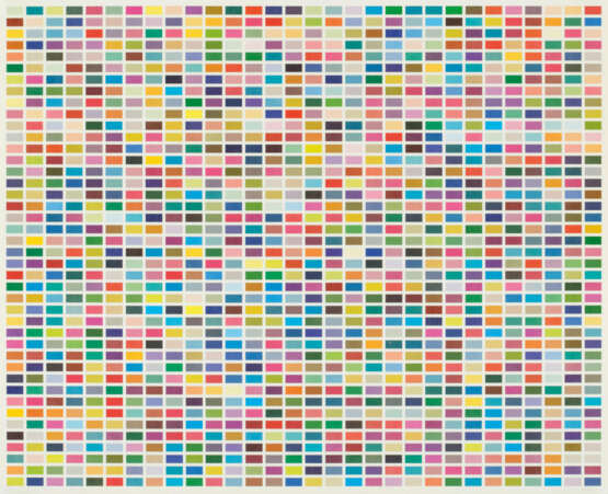 Gerhard Richter. Farbfelder. 6 Anordnungen von 1260 Farben - photo 16 Gerhard Richter. Farbfelder. 6 Anordnungen von 1260 Farben - photo 16
