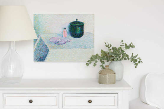 Curt Herrmann. Stillleben mit Schale, Fläschchen und Deckeldose - photo 4