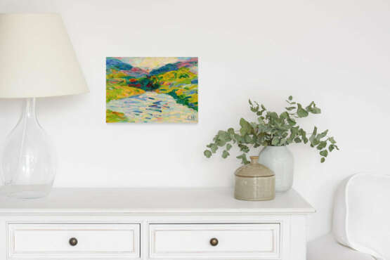 Curt Herrmann. Landschaft mit Flußlauf - photo 4