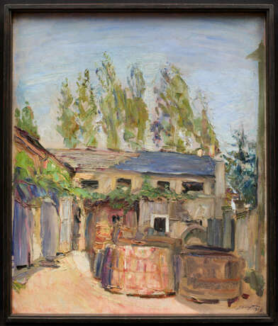 Max Slevogt. Hof mit Weinbütten - фото 2