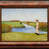 Otto Modersohn. Louise Modersohn-Breling in den Wümmewiesen - фото 2