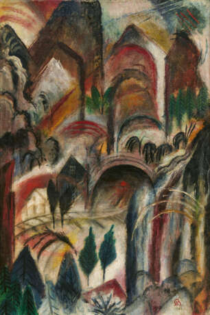 Albert Bloch. Gebirgstunnel - photo 1 Albert Bloch. Gebirgstunnel - photo 1