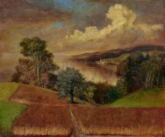 Otto Dix. Bodenseelandschaft mit Blick auf Steckborn - photo 1