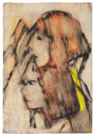 Christian Rohlfs. Zwei Kinder im Profil (Kinderköpfe) - photo 1 Christian Rohlfs. Zwei Kinder im Profil (Kinderköpfe) - photo 1