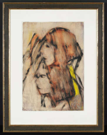 Christian Rohlfs. Zwei Kinder im Profil (Kinderköpfe) - photo 2 Christian Rohlfs. Zwei Kinder im Profil (Kinderköpfe) - photo 2