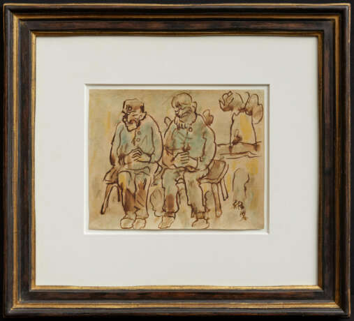 Christian Rohlfs. Zwei sitzende Figuren - Foto 2