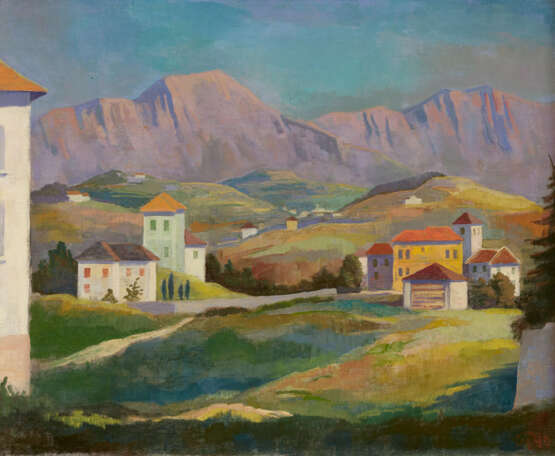 Karl Hofer. Landschaft bei Lugano - photo 1