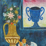 Max Peiffer Watenphul. Stillleben mit Krug und Obstteller - Foto 1