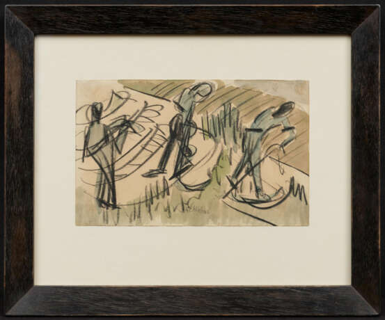 Ernst Ludwig Kirchner. Heuende Bauern (Schnitter) - photo 2