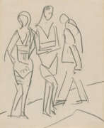 Ernst Ludwig Kirchner. Ernst Ludwig Kirchner. Drei stehende Artisten