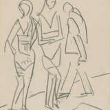 Ernst Ludwig Kirchner. Drei stehende Artisten - photo 1