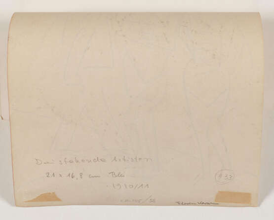 Ernst Ludwig Kirchner. Drei stehende Artisten - photo 3