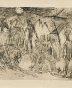 Eau-forte. Ernst Ludwig Kirchner. Bauern am Abend Eau-forte. Ernst Ludwig Kirchner. Bauern am Abend