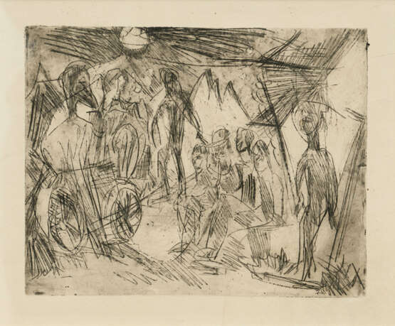 Ernst Ludwig Kirchner. Bauern am Abend - фото 1