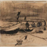 Hermann Max Pechstein. Fischerboote am Strand - photo 2
