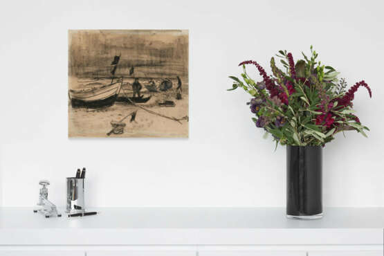 Hermann Max Pechstein. Fischerboote am Strand - photo 4 Hermann Max Pechstein. Fischerboote am Strand - photo 4