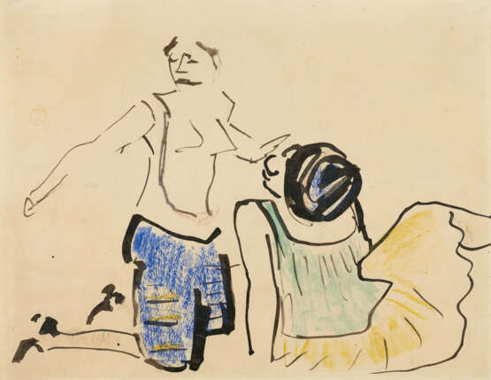 Hermann Max Pechstein. Varietétänzerinnen - photo 1 Hermann Max Pechstein. Varietétänzerinnen - photo 1