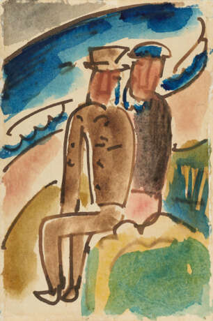 Karl Schmidt-Rottluff. Zwei Fischer - photo 1