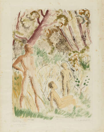 Erich Heckel. Figurenskizze - photo 1