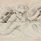 Oskar Schlemmer. Unterhaltung der Drei (Vier weibliche Halbfiguren) - photo 1