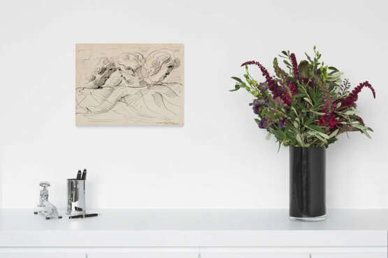 Oskar Schlemmer. Unterhaltung der Drei (Vier weibliche Halbfiguren) - photo 4