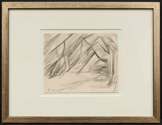 Lyonel Feininger. Weg mit Bäumen - photo 2 Lyonel Feininger. Weg mit Bäumen - photo 2
